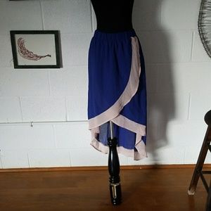 High-low skirt